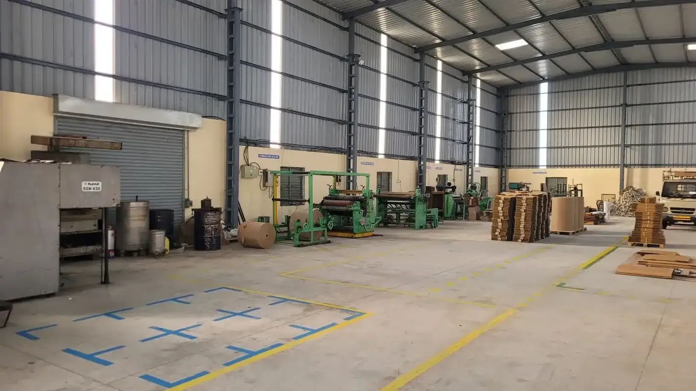 Corrugated box manufacturing facility at Ayan Craftfold in Halol Gujarat