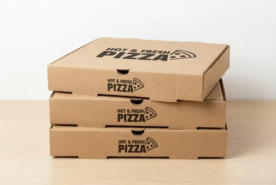 Food grade corrugated pizza and bakery packaging boxes