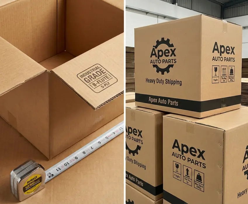 Stack of Corrugated Boxes